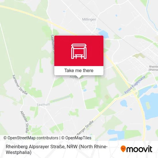 Карта Rheinberg Alpsrayer Straße