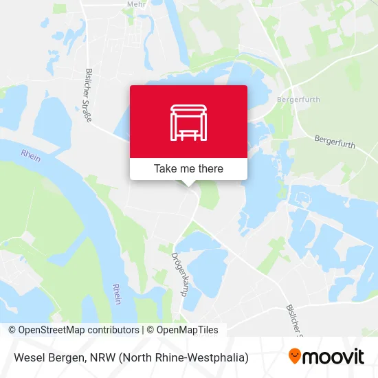 Карта Wesel Bergen