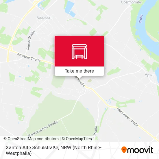 Xanten Alte Schulstraße map
