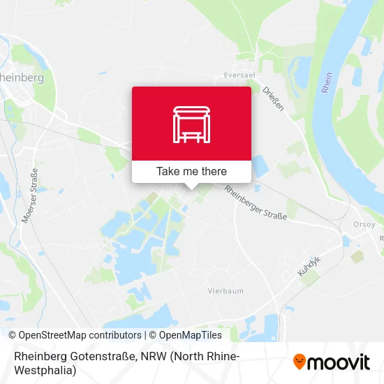 Карта Rheinberg Gotenstraße