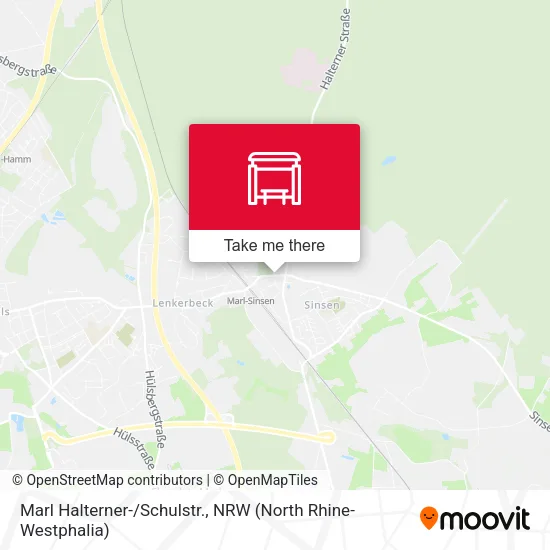 Карта Marl Halterner-/Schulstr.