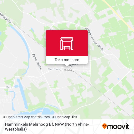Карта Hamminkeln Mehrhoog Bf