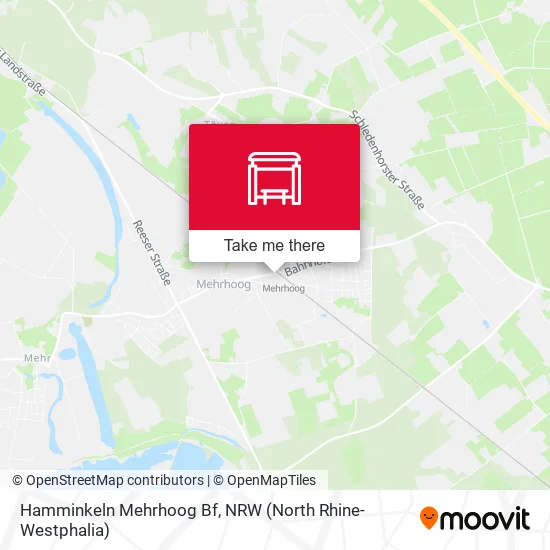 Карта Hamminkeln Mehrhoog Bf