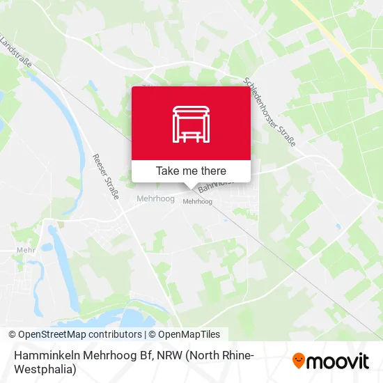 Карта Hamminkeln Mehrhoog Bf