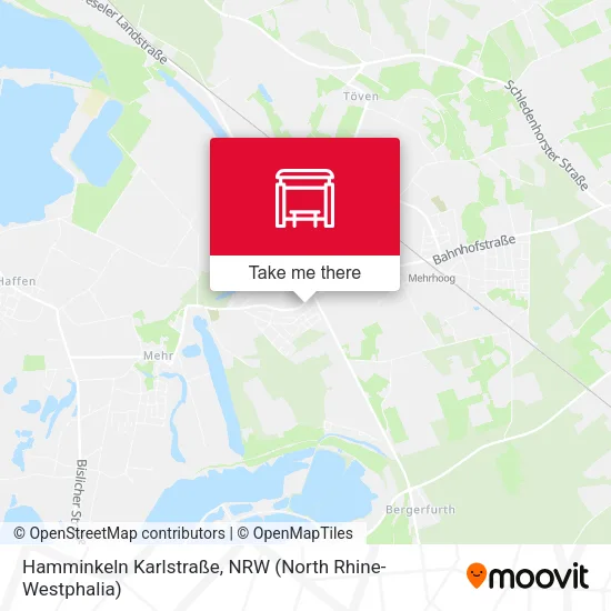 Карта Hamminkeln Karlstraße