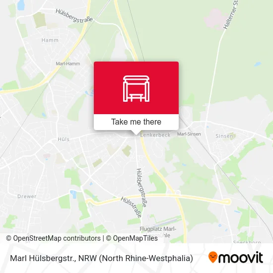 Карта Marl Hülsbergstr.