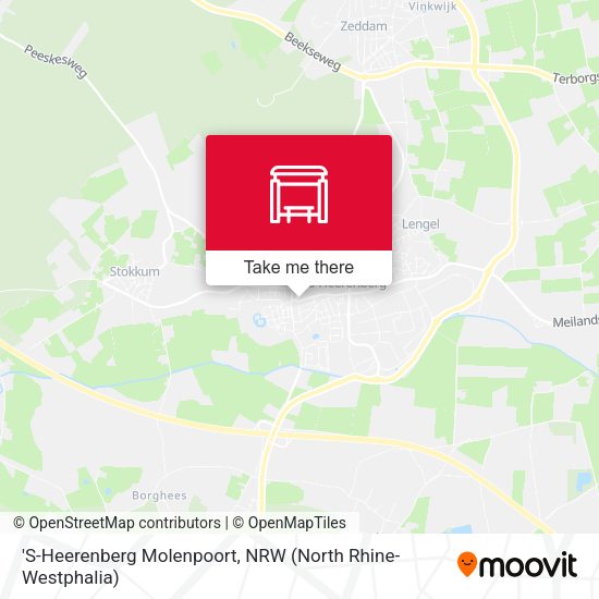 'S-Heerenberg Molenpoort map