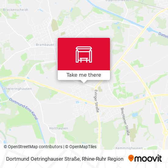 Dortmund Oetringhauser Straße map