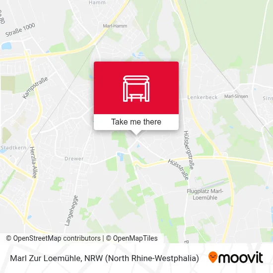 Marl Zur Loemühle map