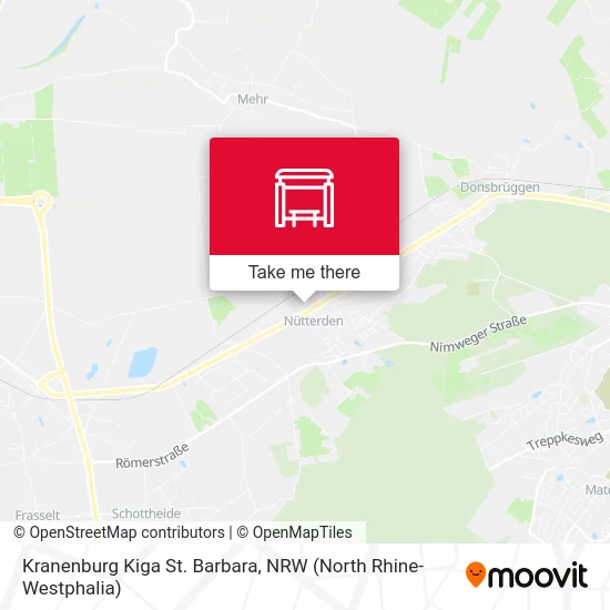 Kranenburg Kiga St. Barbara map