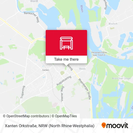 Xanten Orkstraße map