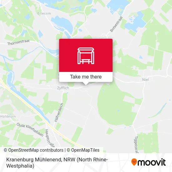 Карта Kranenburg Mühlenend