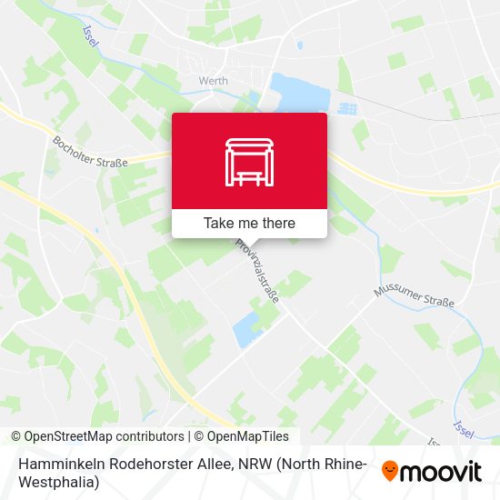 Карта Hamminkeln Rodehorster Allee