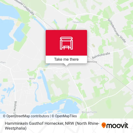 Карта Hamminkeln Gasthof Hornecker