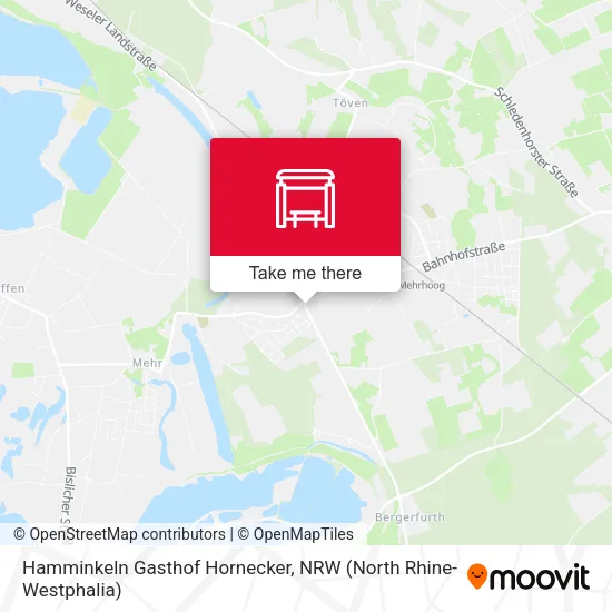 Карта Hamminkeln Gasthof Hornecker