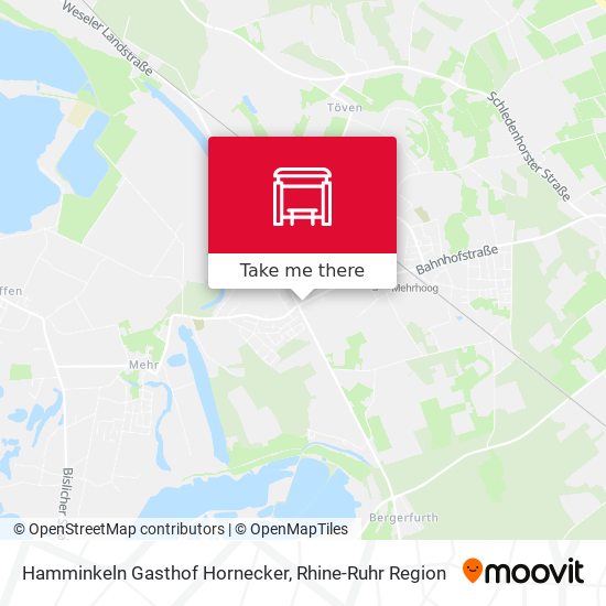 Hamminkeln Gasthof Hornecker map