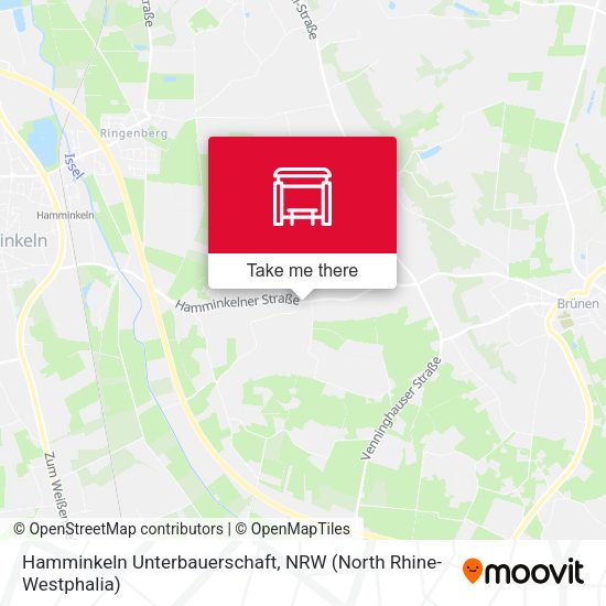 Карта Hamminkeln Unterbauerschaft