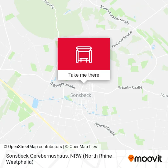 Sonsbeck Gerebernushaus map