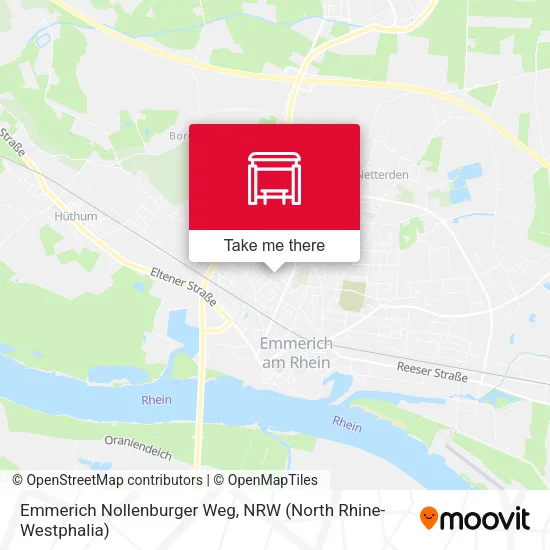 Карта Emmerich Nollenburger Weg
