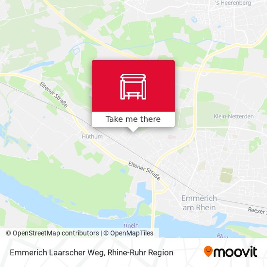 Emmerich Laarscher Weg map