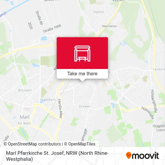 Marl Pfarrkirche St. Josef map