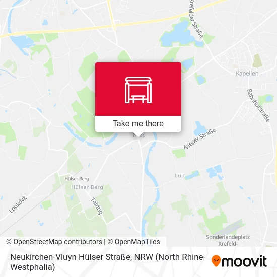 Карта Neukirchen-Vluyn Hülser Straße