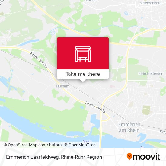 Emmerich Laarfeldweg map