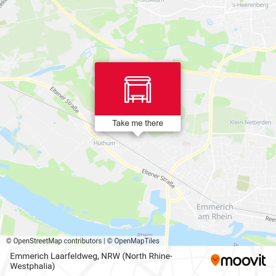 Emmerich Laarfeldweg map