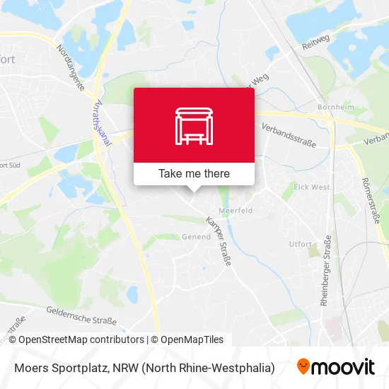 Карта Moers Sportplatz