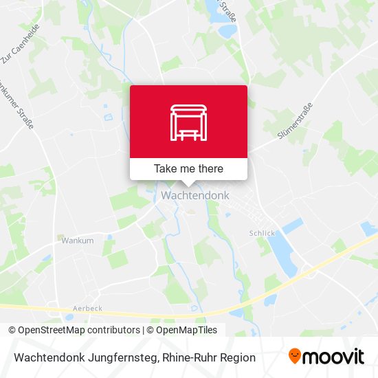 Wachtendonk Jungfernsteg map