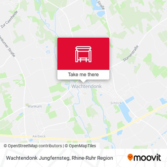 Wachtendonk Jungfernsteg map