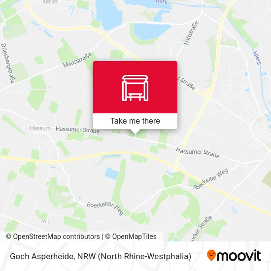 Карта Goch Asperheide