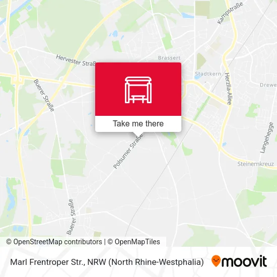 Карта Marl Frentroper Str.
