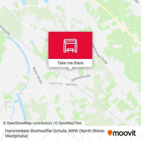 Карта Hamminkeln Bonhoeffer-Schule