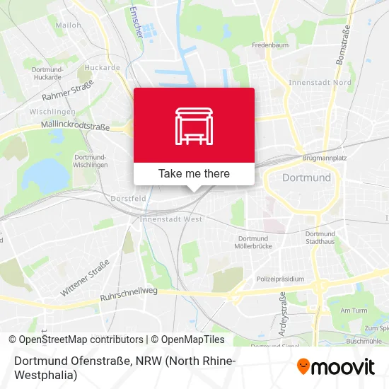 Dortmund Ofenstraße map