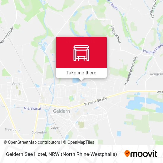 Geldern See Hotel map