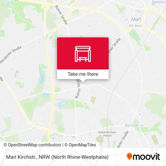 Карта Marl Kirchstr.