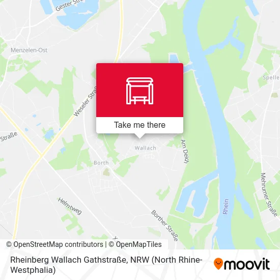 Rheinberg Wallach Gathstraße map
