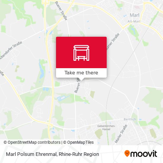 Marl Polsum Ehrenmal map