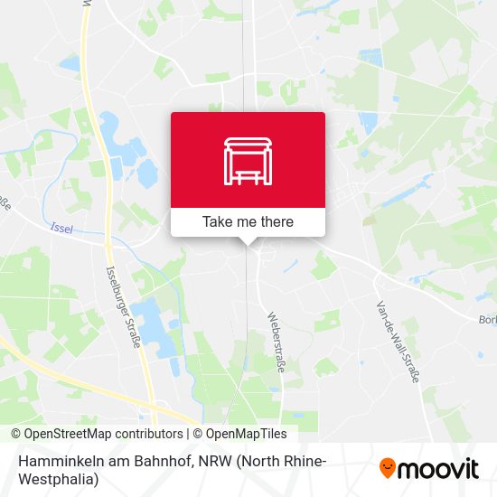 Карта Hamminkeln am Bahnhof