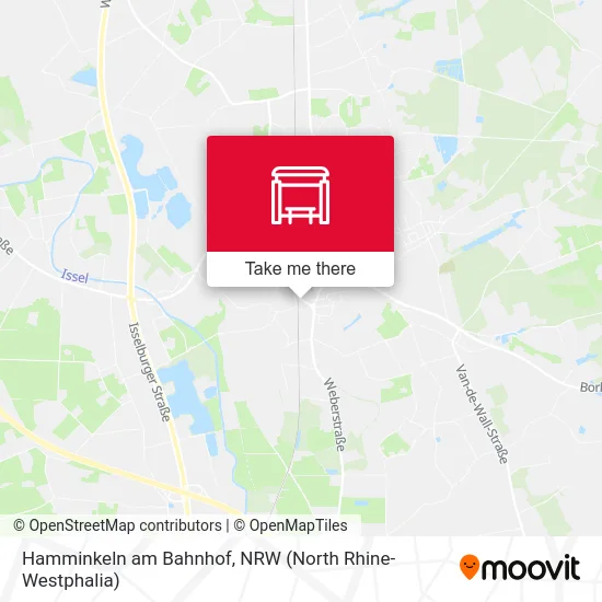 Карта Hamminkeln am Bahnhof