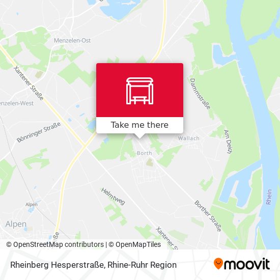 Rheinberg Hesperstraße map