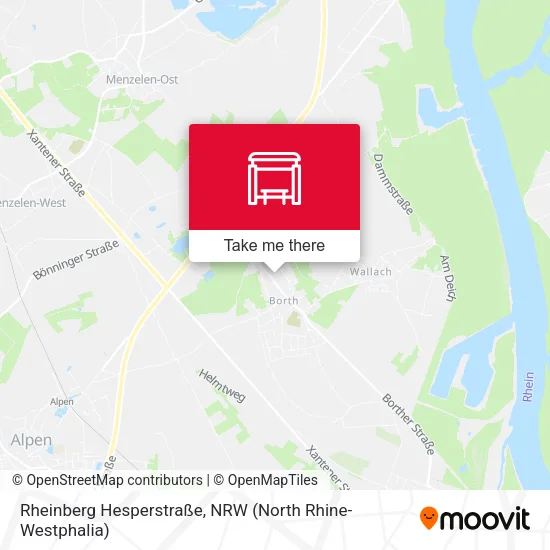 Карта Rheinberg Hesperstraße