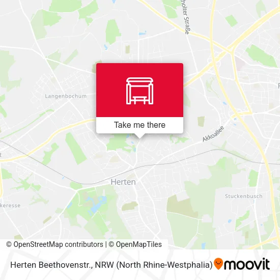 Карта Herten Beethovenstr.