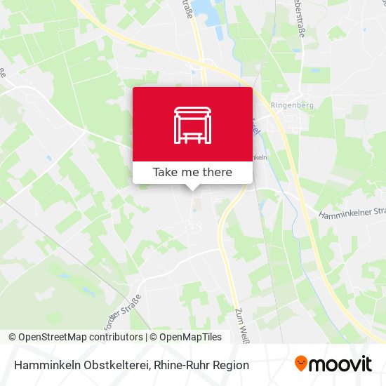 Hamminkeln Obstkelterei map