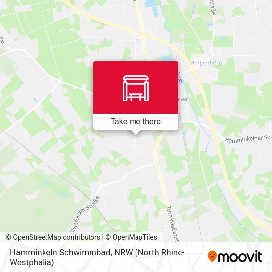 Карта Hamminkeln Schwimmbad