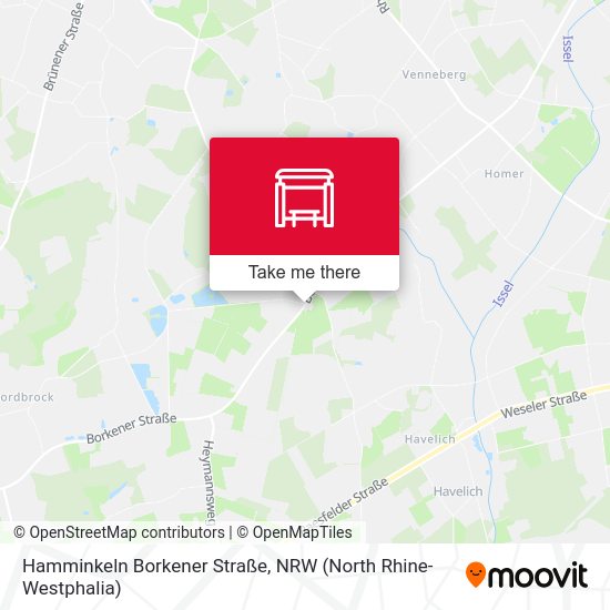 Hamminkeln Borkener Straße map