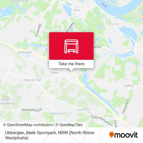 Ubbergen, Beek Sportpark map