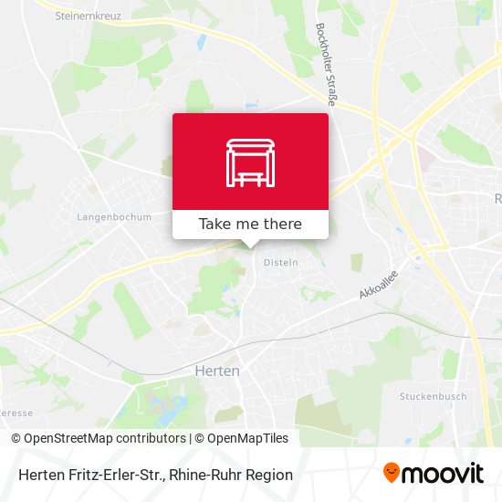 Herten Fritz-Erler-Str. map
