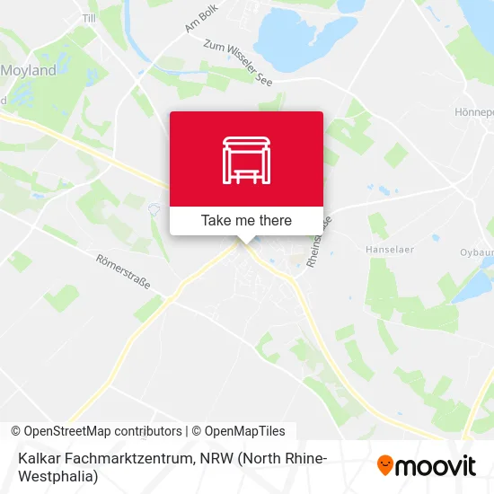 Карта Kalkar Fachmarktzentrum